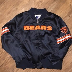 Womens Chicago Bears Starter Blitz Satin Jacket